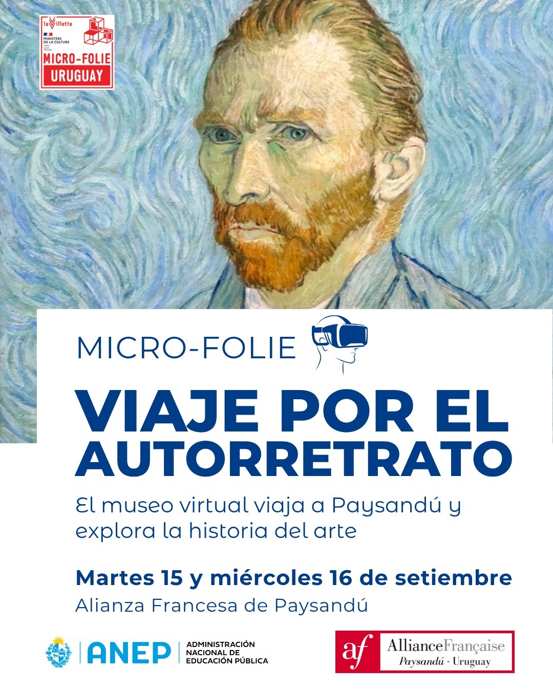 Micro-Folie: Viaje por el autorretrato, martes 15 y miércoles 16 de setiembre